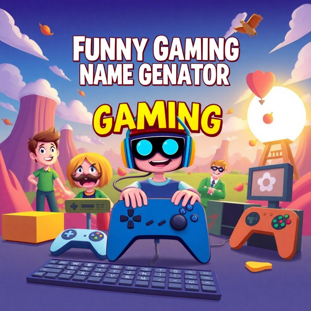 Funny Gaming Name Generator - Brat Generator