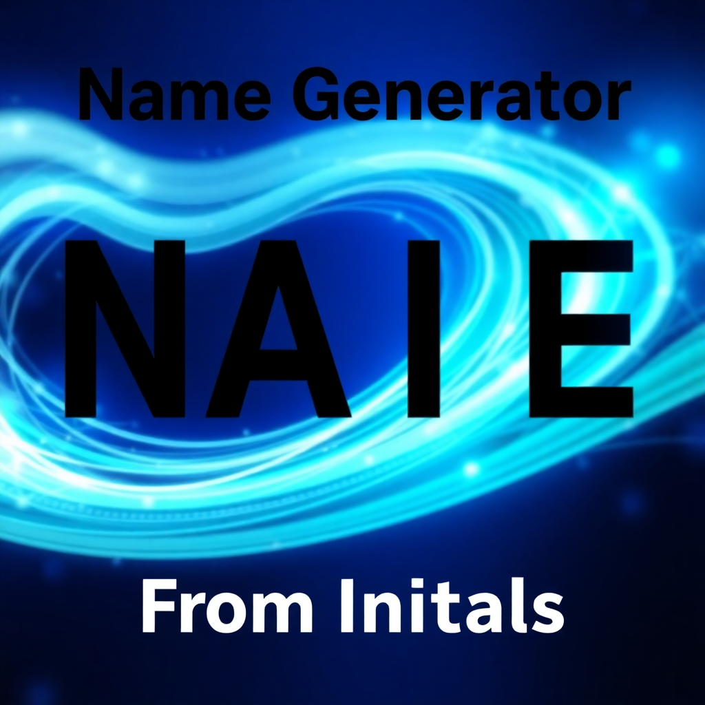 Name Generator From Initials - Brat Generator