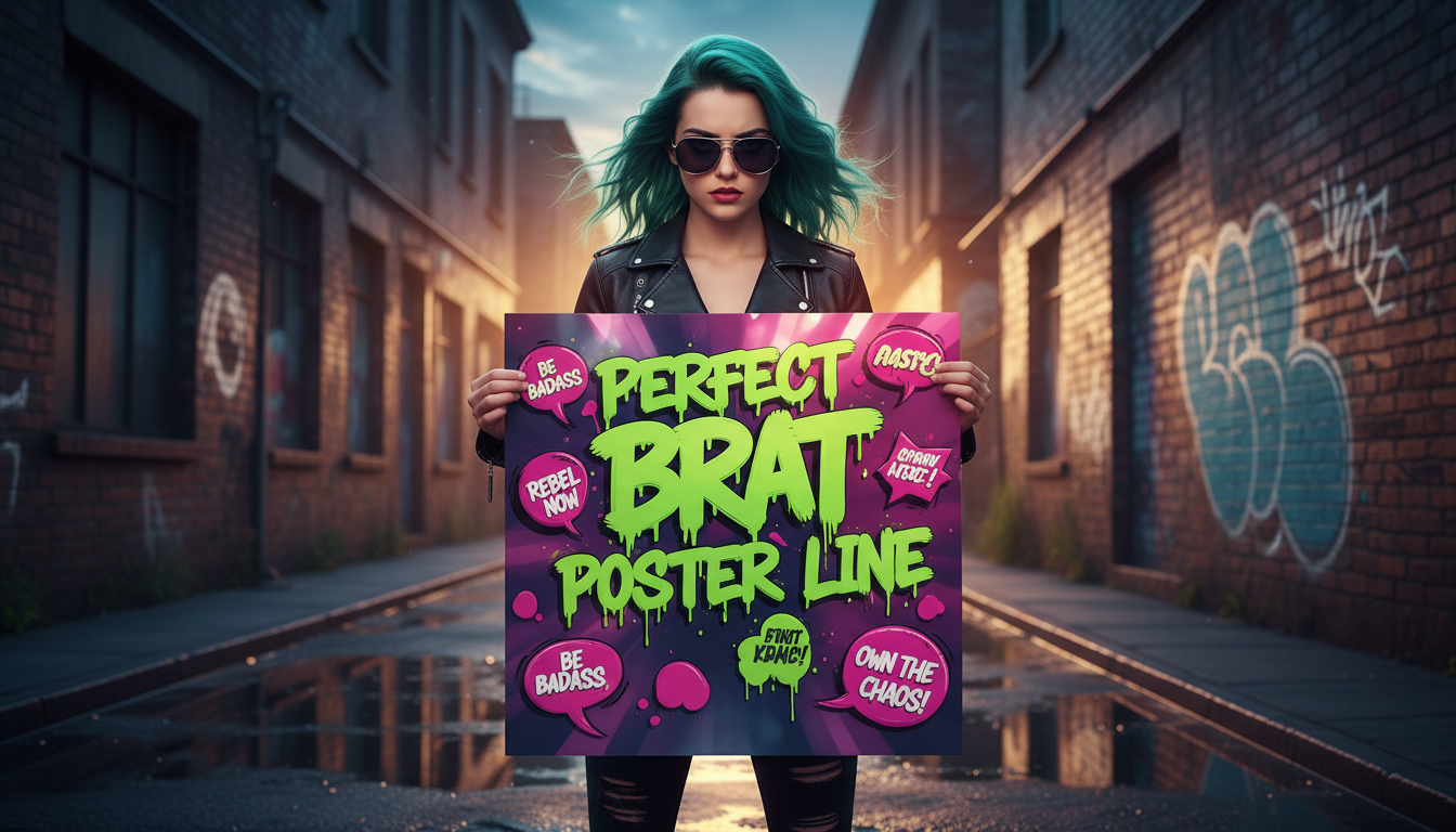 Brat Examples How to Write the Perfect BRAT Poster Line (10 Proven Formats + Examples ...