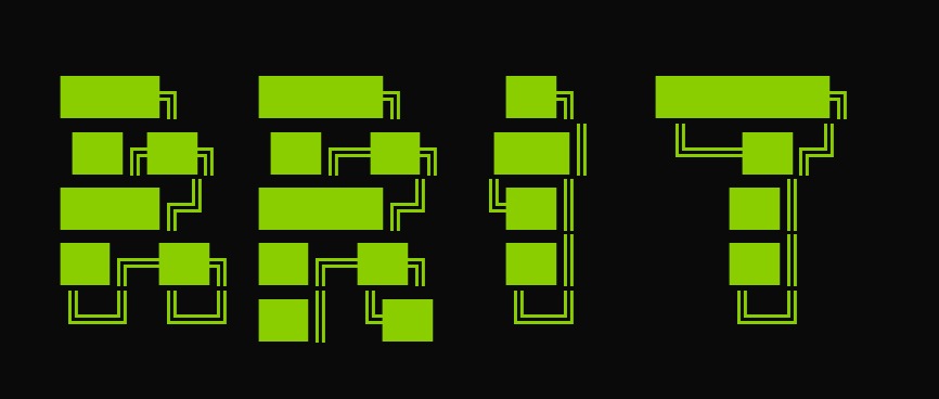 ascii example: ASCII banner, 